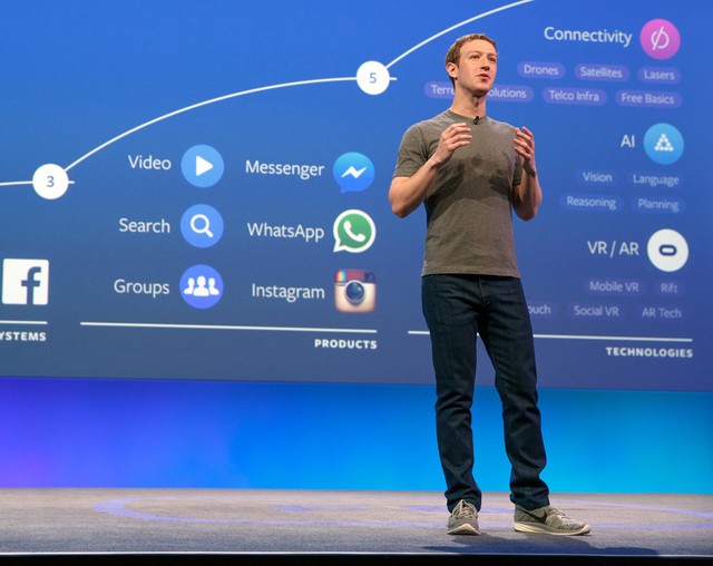  CEO Mark Zuckerberg chia sẻ lộ trình 10 năm của Facebook trên sân khấu F8 
