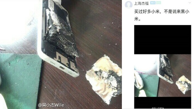 Xiaomi Mi 5 phát nổ tại Trung Quốc.