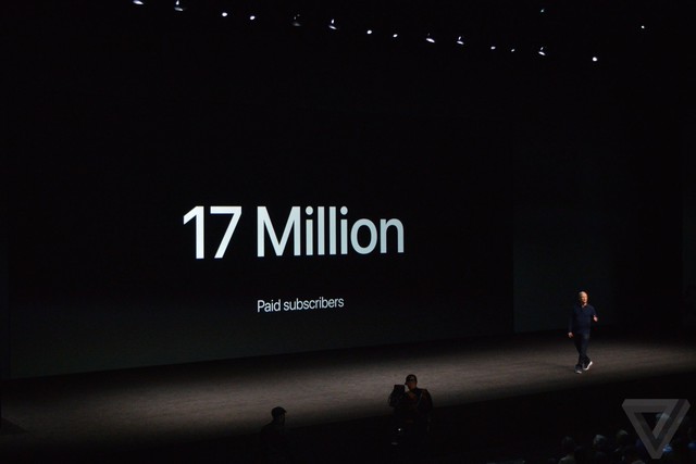  Bất chấp chỉ trích, Apple Music vẫn thu hút được 17 triệu thuê bao 