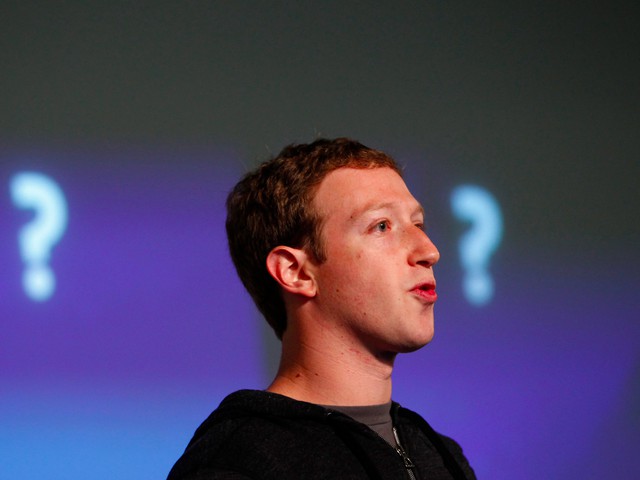  Mark Zuckerberg, CEO Facebook. 