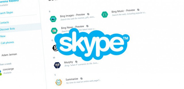  Các ứng dụng chatbot cho Skype. 