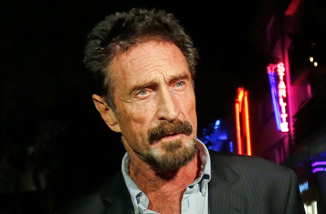  John McAfee. 