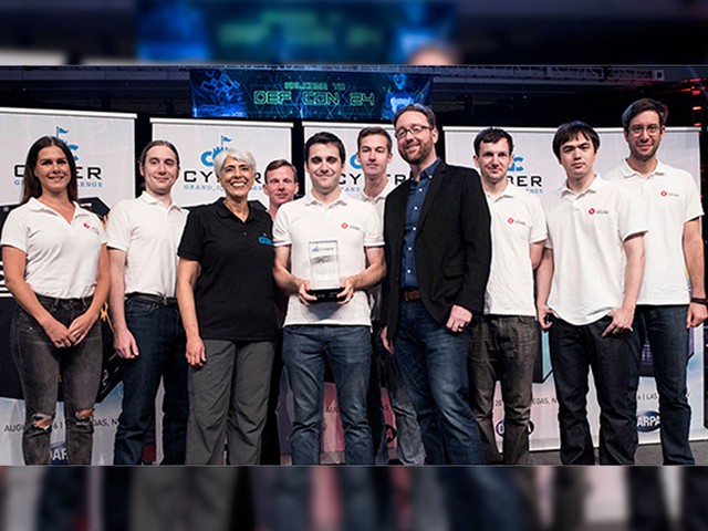  Đội thắng cuộc là ForAllSecure, rinh về 2 triệu USD với hệ thống Mayhem. ForAllSecure muốn thiết kế ra một hệ thống máy tính có khả năng tìm lỗi phần mềm nhanh hơn cả tốc độ chúng ta mở file. 