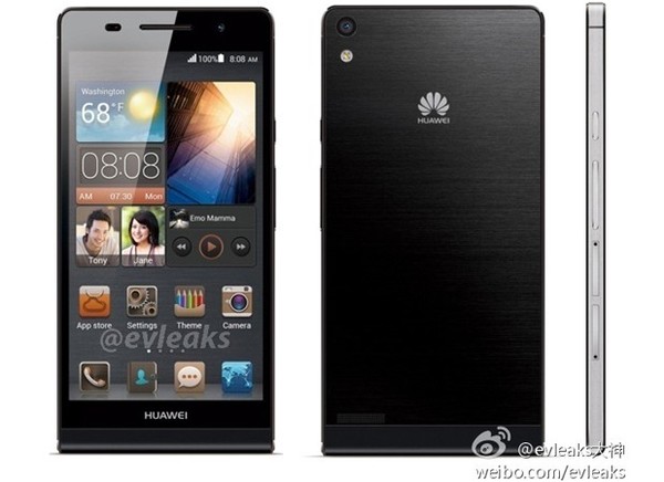 Rò rỉ thiết kế chính thức của Huawei Ascend P6: Smartphone mỏng nhất thế giới