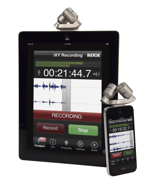 Stereo microphone Rode iXY: Thiết bị ghi âm HD chuyên nghiệp cho iPhone / iPad 1