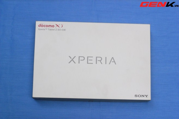 Đập hộp Sony Xperia Tablet Z phiên bản SO-03E tại Hà Nội 4