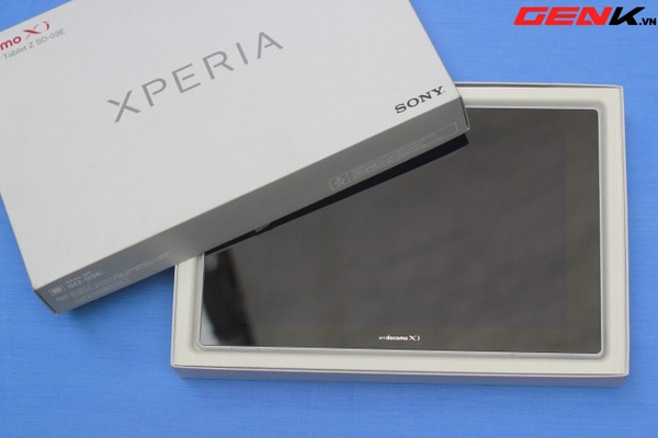 Đập hộp Sony Xperia Tablet Z phiên bản SO-03E tại Hà Nội 5