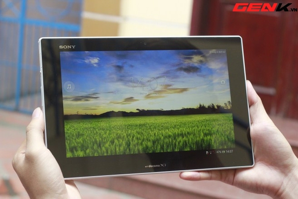 Đập hộp Sony Xperia Tablet Z phiên bản SO-03E tại Hà Nội 15