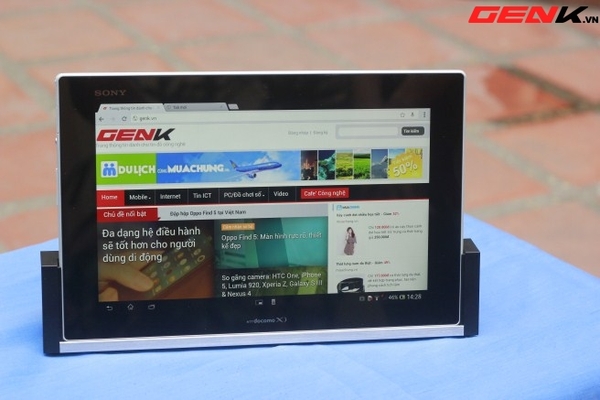 Đập hộp Sony Xperia Tablet Z phiên bản SO-03E tại Hà Nội 25