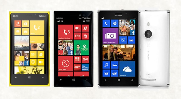 So sánh cấu hình của Nokia Lumia 920, Lumia 928 và Lumia 925 1