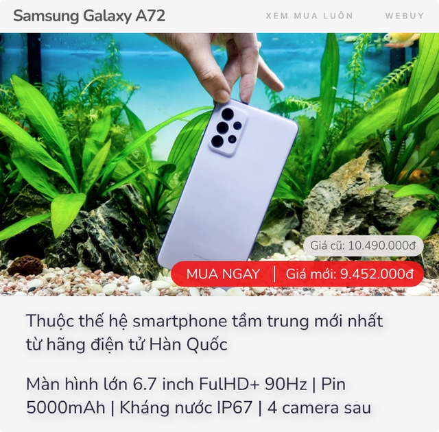 Thưởng Tết thì vẫn nên tiết kiệm, cùng Webuy săn smartphone giảm giá đầu năm - Ảnh 3. Thưởng Tết thì vẫn nên tiết kiệm, cùng Webuy săn smartphone giảm giá đầu năm - Ảnh 3.