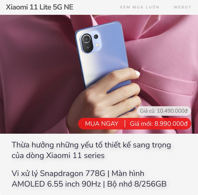 Thưởng Tết thì vẫn nên tiết kiệm, cùng Webuy săn smartphone giảm giá đầu năm - Ảnh 4. Thưởng Tết thì vẫn nên tiết kiệm, cùng Webuy săn smartphone giảm giá đầu năm - Ảnh 4.
