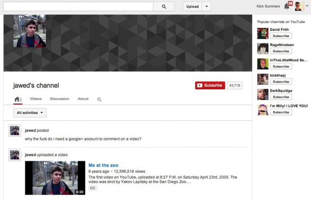 resource 730x470 YouTube co founder Jawed Karim asks: Why the f*** do I need a Google account to comment on a video?