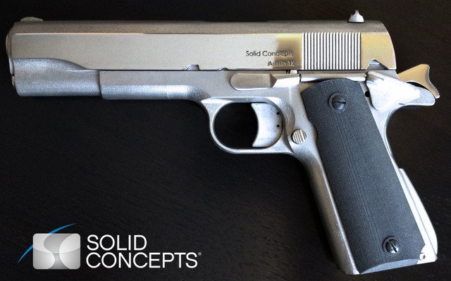3D Printed Metal Gun by Solid Concepts