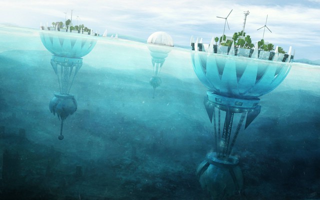  Những thành phố nổi trên mặt nước sẽ giải quyết nạn thiếu không gian cho con người
