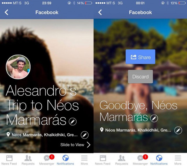 Facebook thử nghiệm tính năng tạo slide ảnh cho chuyến du lịch