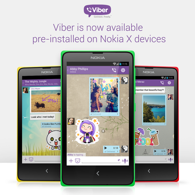 Đón đầu xu hướng, Viber đạt thỏa thuận cài sẵn trên các máy Nokia X