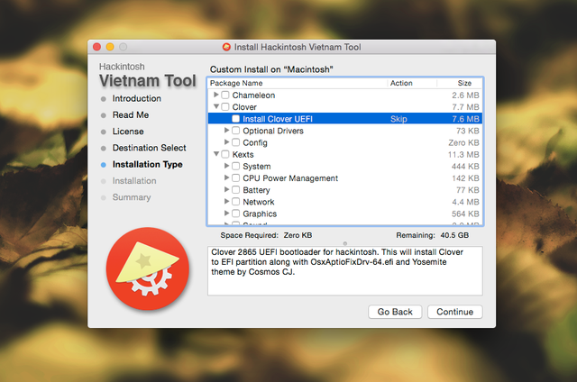 Hackintosh Vietnam Tool - Công cụ hỗ trợ cài đặt hackintosh đơn giản của người Việt
