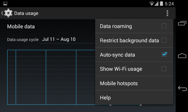 android-disable-auto-sync-data