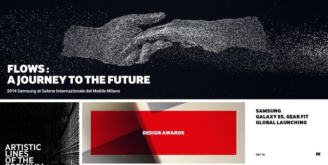 Samsung ra mắt trang web giới thiệu về thiết kế
