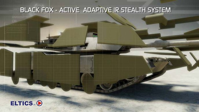 Hệ thống tàng hình chủ động cho xe tăng Black Fox