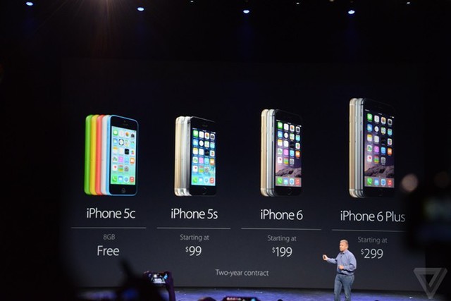 Apple giảm giá iPhone 5S còn 99 USD và cho không iPhone 5C