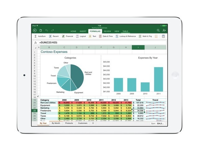 Microsoft chính thức giới thiệu Office cho iPad