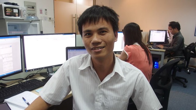 Nỗ lực bền bỉ, anh thợ hồ Phạm Văn Thanh nay là quản lý dự án mạng của Evolable Asia với thu nhập mơ ước&nbsp;- Ảnh do nhân vật cung cấp
