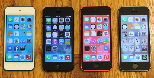 Giá bán quốc tế iPhone 5s, iPhone 5c giảm mạnh
