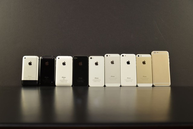 iPhone 6 đọ dáng cùng đại gia đình iPhone