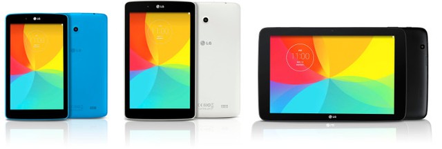 LG jumps into the tablet fight with the new and colorful G Pad 7.0, 8.0, and 10.1