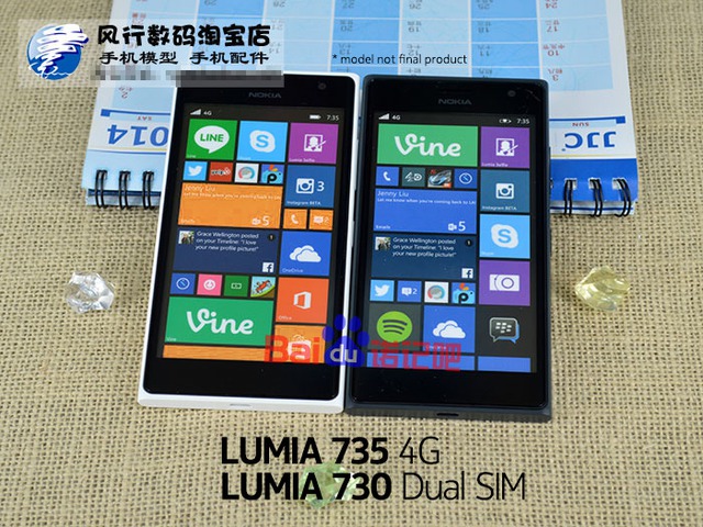 Bất ngờ lộ ảnh thực tế của bộ đôi Lumia 730 và 735 thích "tự sướng"?