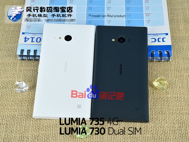 Bất ngờ lộ ảnh thực tế của bộ đôi Lumia 730 và 735 thích "tự sướng"?