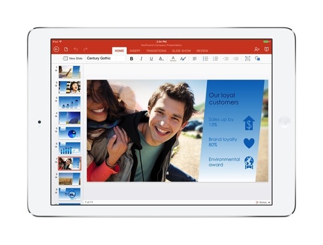 Microsoft chính thức giới thiệu Office cho iPad