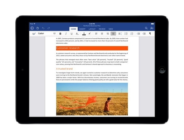 Microsoft chính thức giới thiệu Office cho iPad