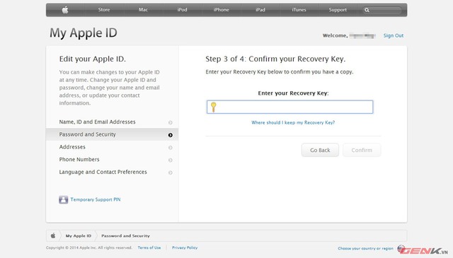 Hướng dẫn bảo mật 2 lớp qua SMS trên Apple ID tại VN