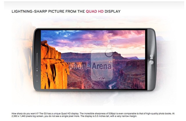 Siêu đi dộng của LG sẽ sở hữu màn hình 2K, đem đến hình ảnh cực sắc nét.