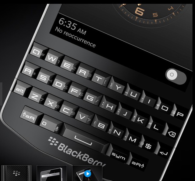 BlackBerry chính thức công bố Porsche Design P9983