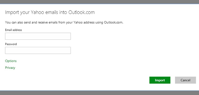 Làm thế nào để kết nối Yahoo Mail vào Outlook.com?