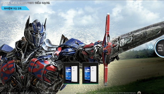 Hóa thân vào game và truy tìm mảnh ghép năng lượng Transformers 4.