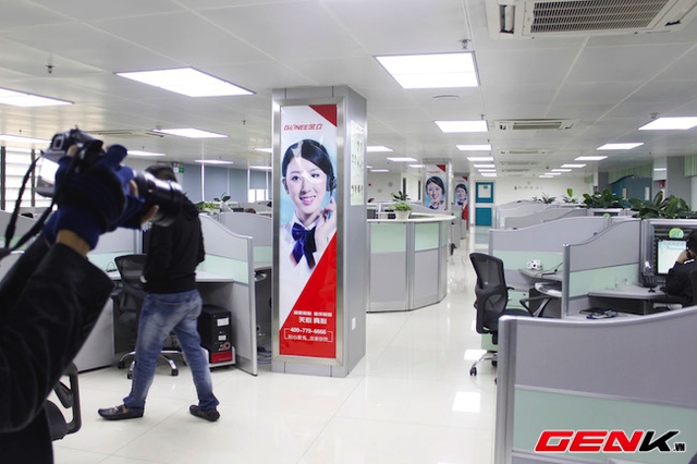 Khu vực chăm sóc khách hàng.