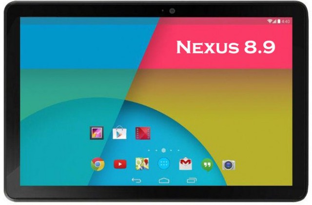 Tablet Nexus 8.9 inch sẽ có giá hợp lý