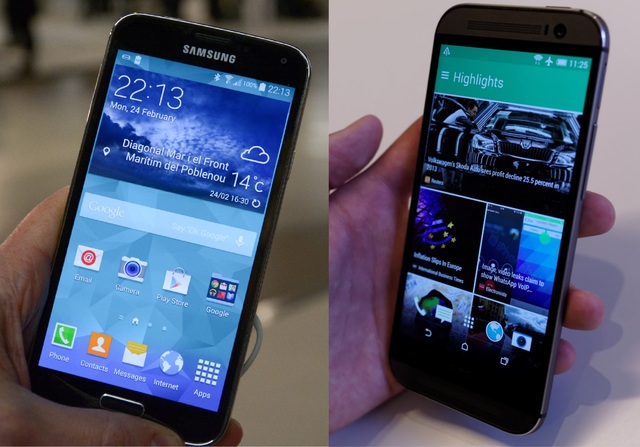 HTC One M8 đọ tài cùng Galaxy S5