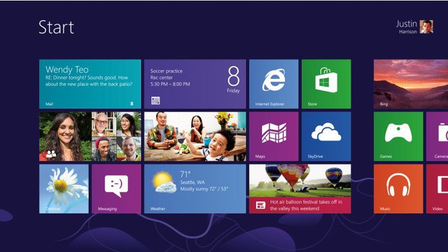 Windows 9 có thể sẽ miễn phí cho người dùng Windows 8 và Windows 7
