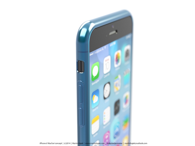 'Chân dung' iPhone 6 vuốt cong siêu mỏng dựa theo tin đồn gần đây