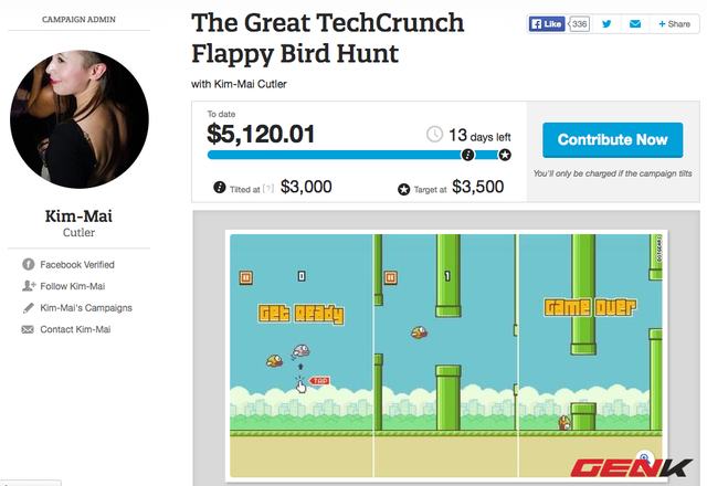 Báo Mỹ kêu gọi quyên góp tiền sang Việt Nam phỏng vấn tác giả Flappy Bird