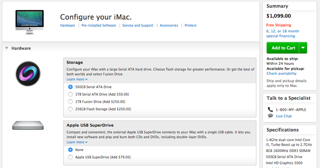 Apple bán ra iMac giá rẻ 1099 USD để cạnh tranh với các máy Windows