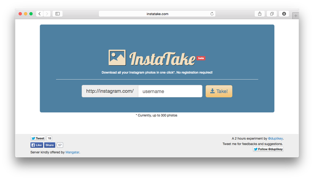 Tải nhiều ảnh từ Instagram về máy tính đơn giản với InstaTake