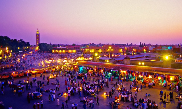  Thành phố Marrakech tại Maroc. 