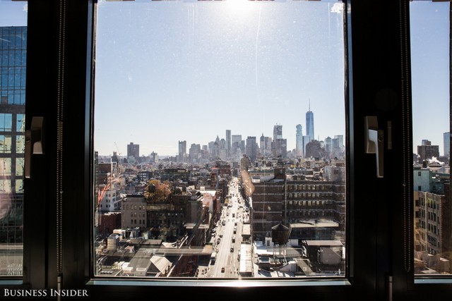 
Góc nhìn toàn thành phố New York từ văn phòng Facebook.​
